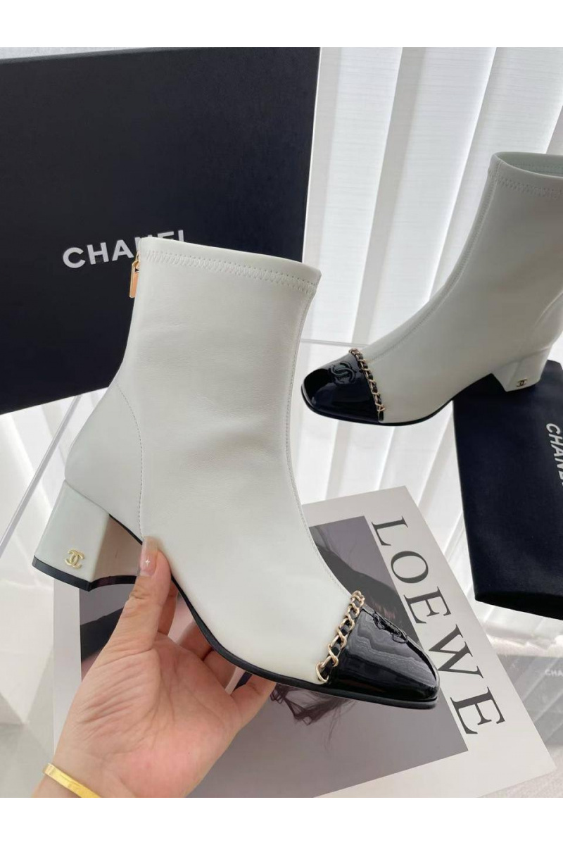 Chаnеl Женские кожаные сапоги premium