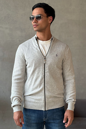 Мужская серая кофта pony-embroidered 