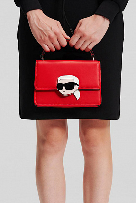 Женская сумка ikonik 22x15 см - Red