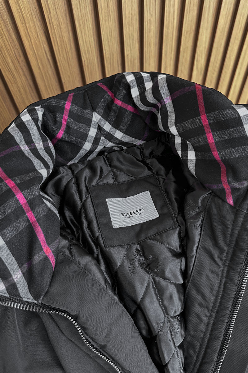 Burberry Мужское пальто чёрного цвета