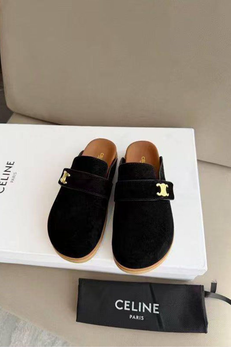 Celine Женские замшевые мюли 
