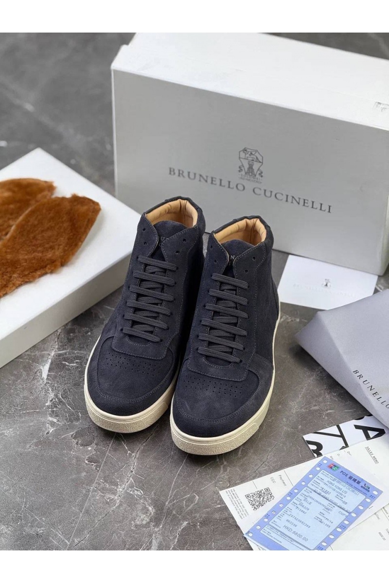 Designer Замшевые кроссовки с меховой стелькой 