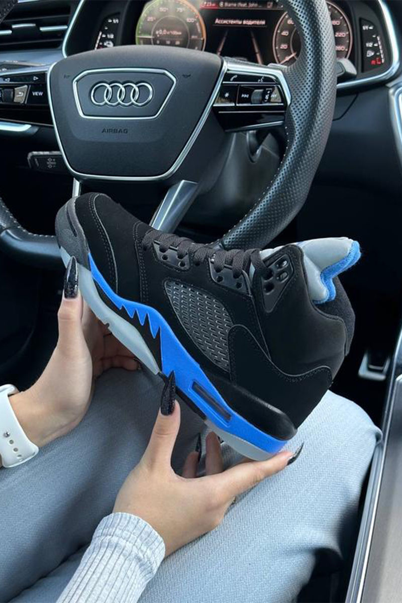 Nike Кроссовки AJ5 Retro - Black / Blue