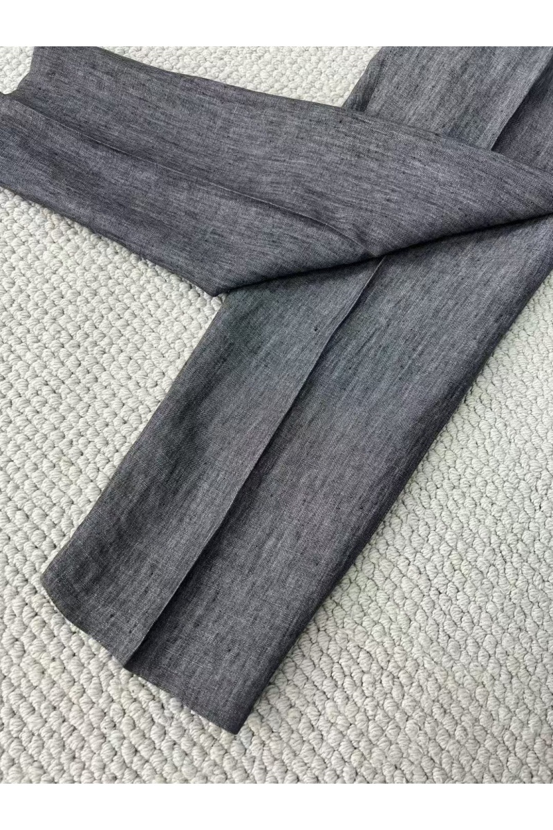 Designer Льняные брюки Premium - Grey