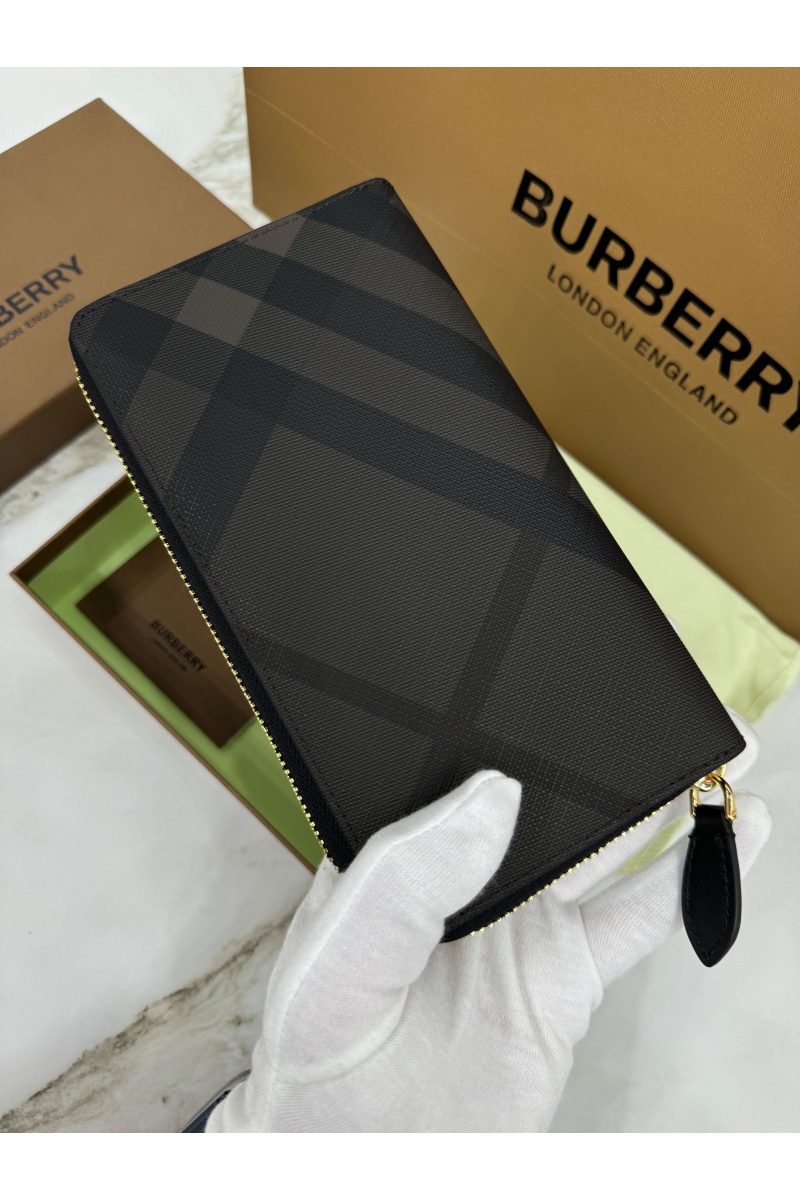 Burberry Кожаное портмоне Premium 19.5x10.5x2.5 см