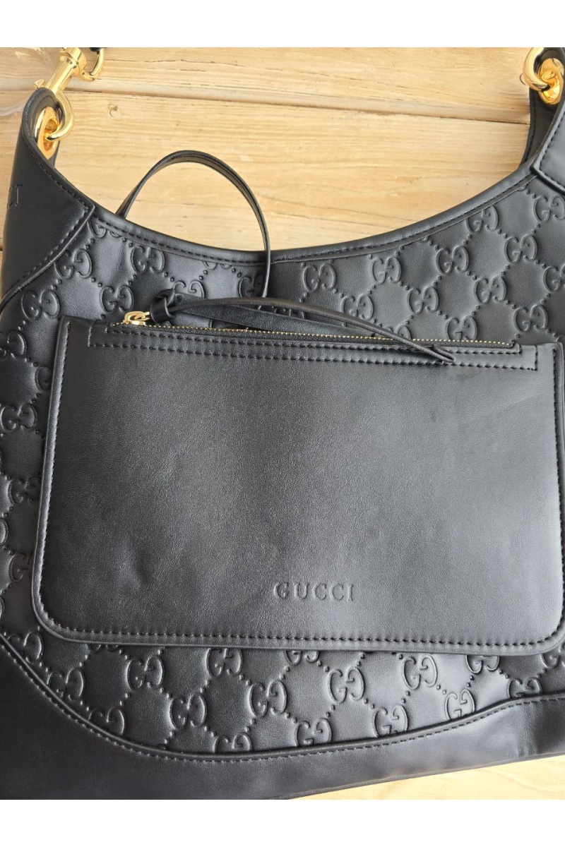 Gucci Кожаная сумка GG Guccissima 42x36 см