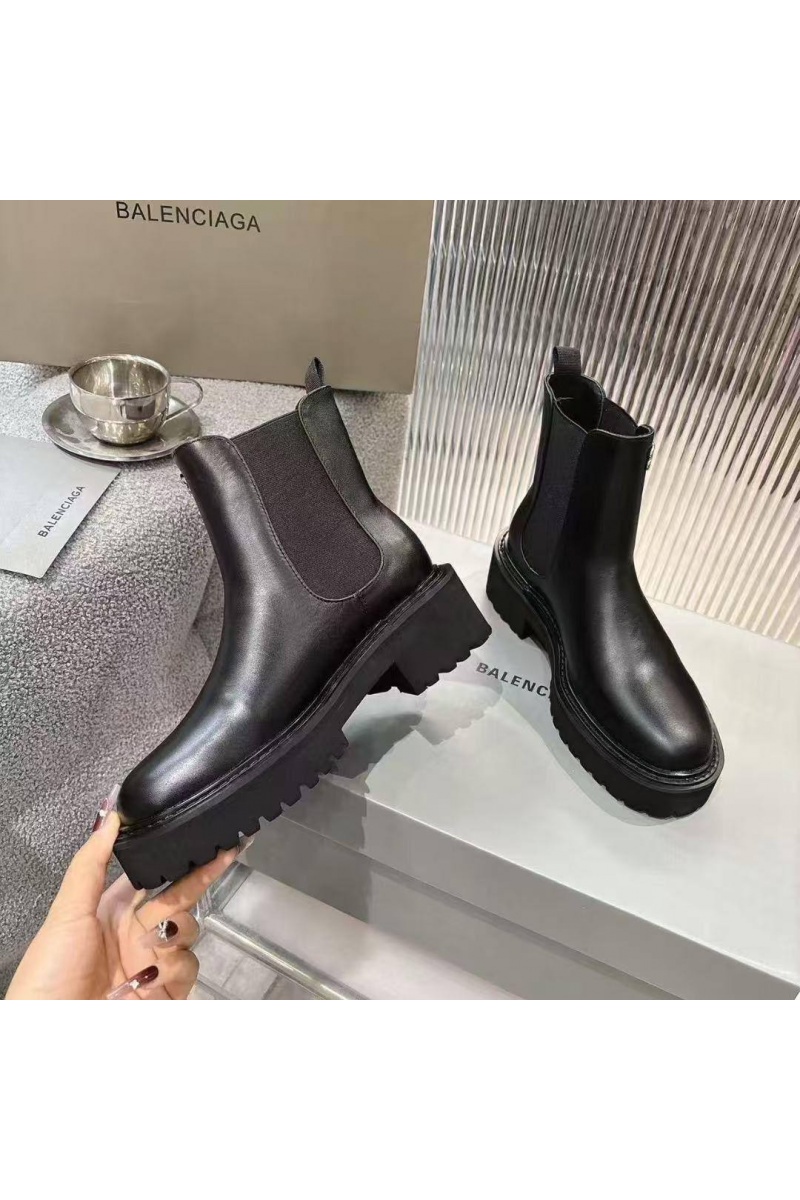 Balenciaga Женские кожаные сапоги premium