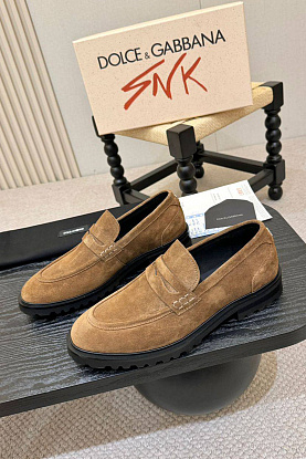 Мужские замшевые лоферы 