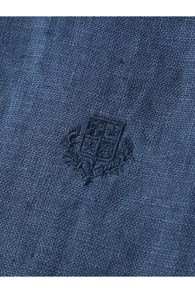 Loro Piana Льняной костюм тёмно-синего цвета premium