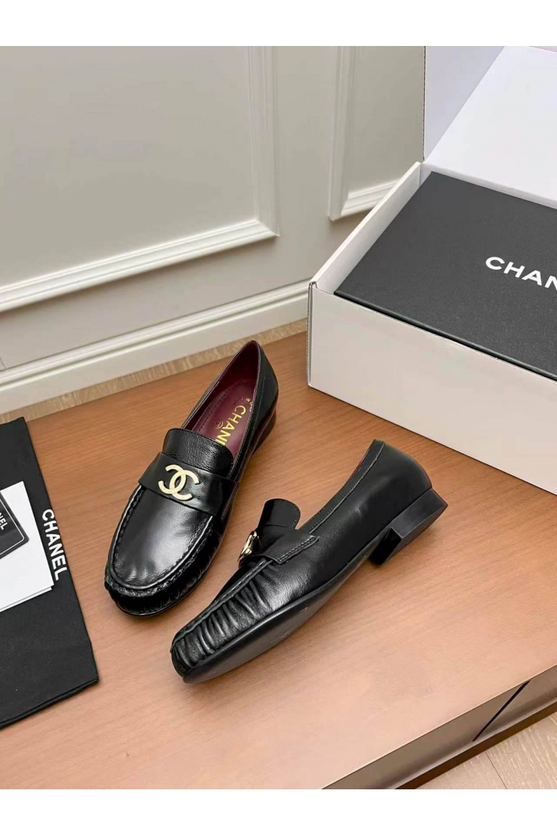 Chаnеl Женские кожаные лоферы premium