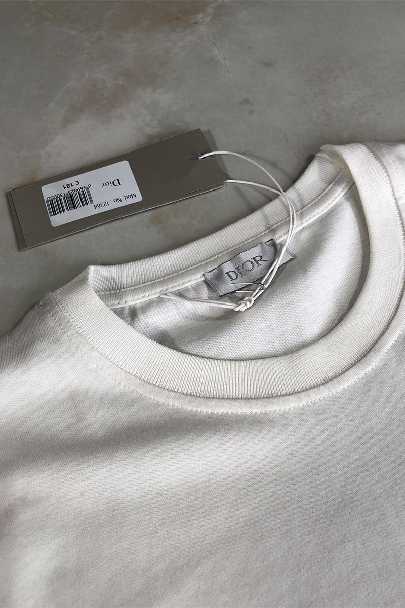 Dior Белая мужская футболка
