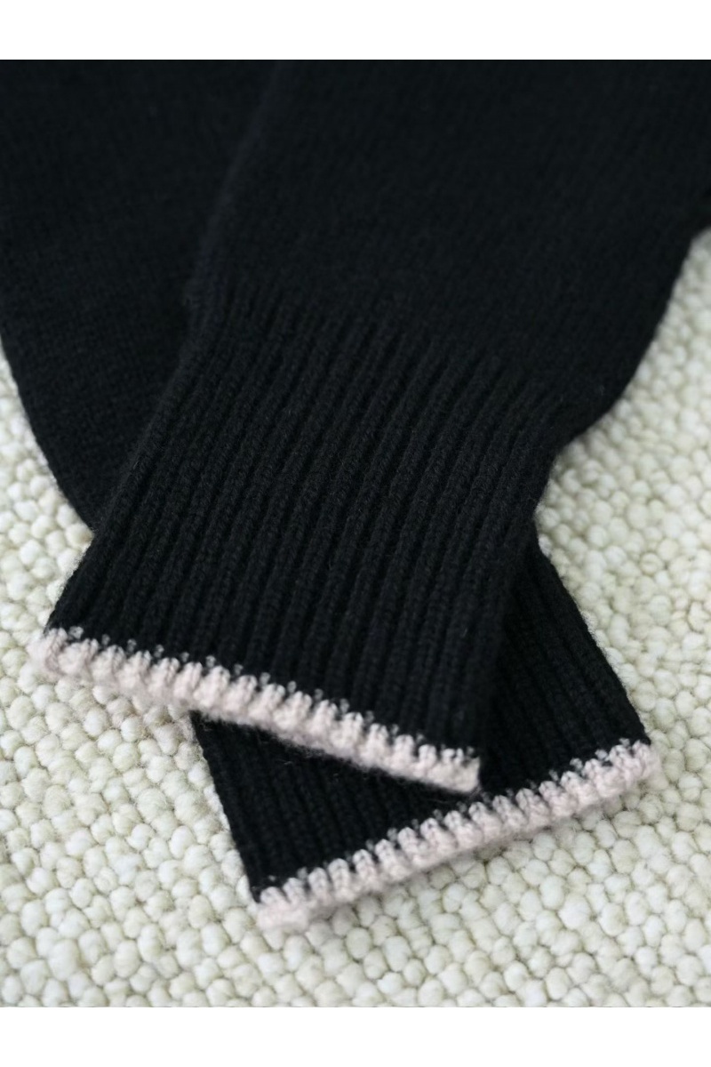 Designer Кашемировые перчатки premium - Black