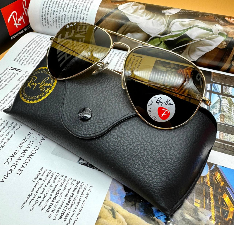 Ray Ban Солнцезащитные очки Aviator Large Metal