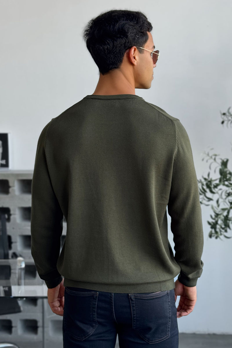 Emporio Armani EA7 Джемпер зелёного цвета 