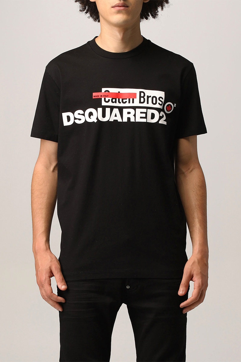 Dsquared2 Мужская футболка Caten Bros - Black