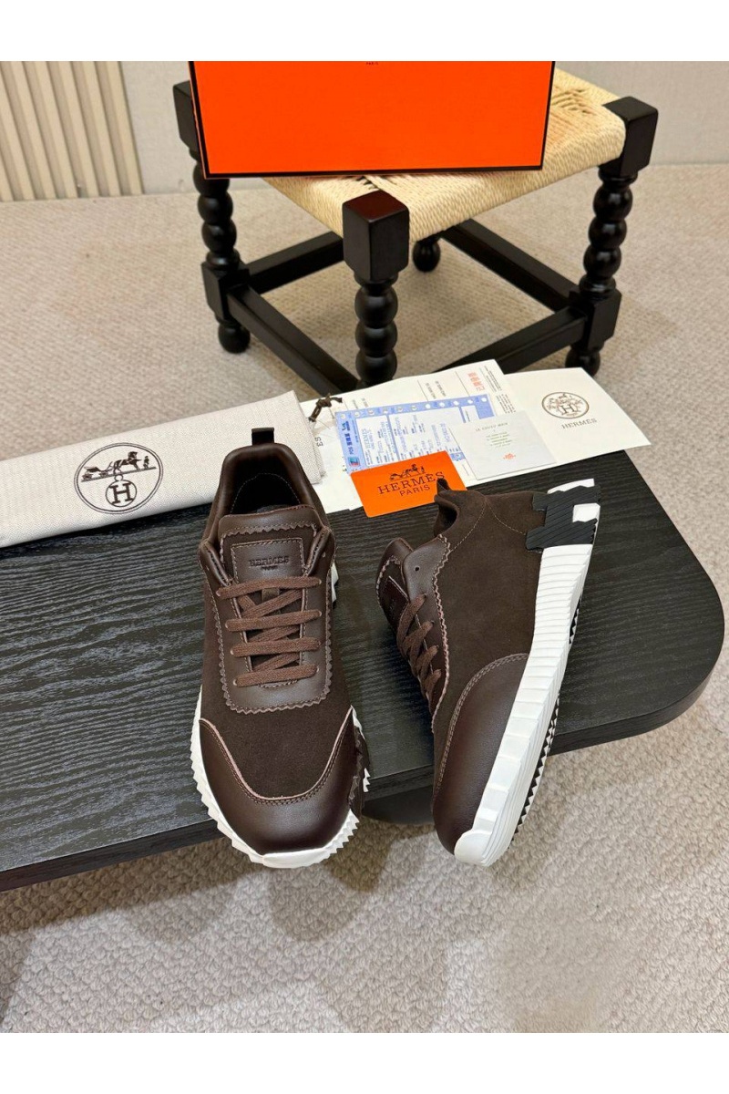 Hermes Мужские кроссовки Bouncing - Brown