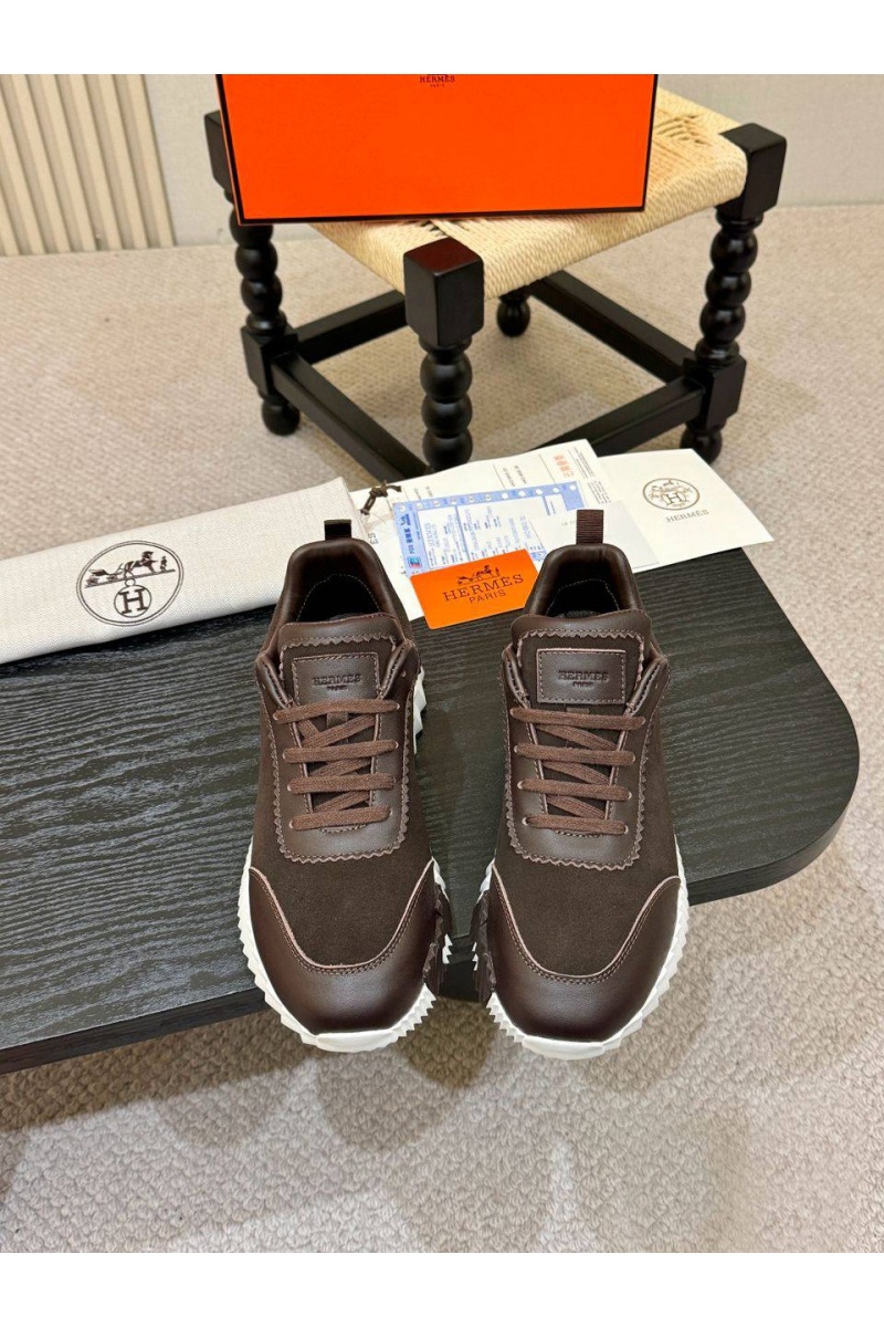 Hermes Мужские кроссовки Bouncing - Brown
