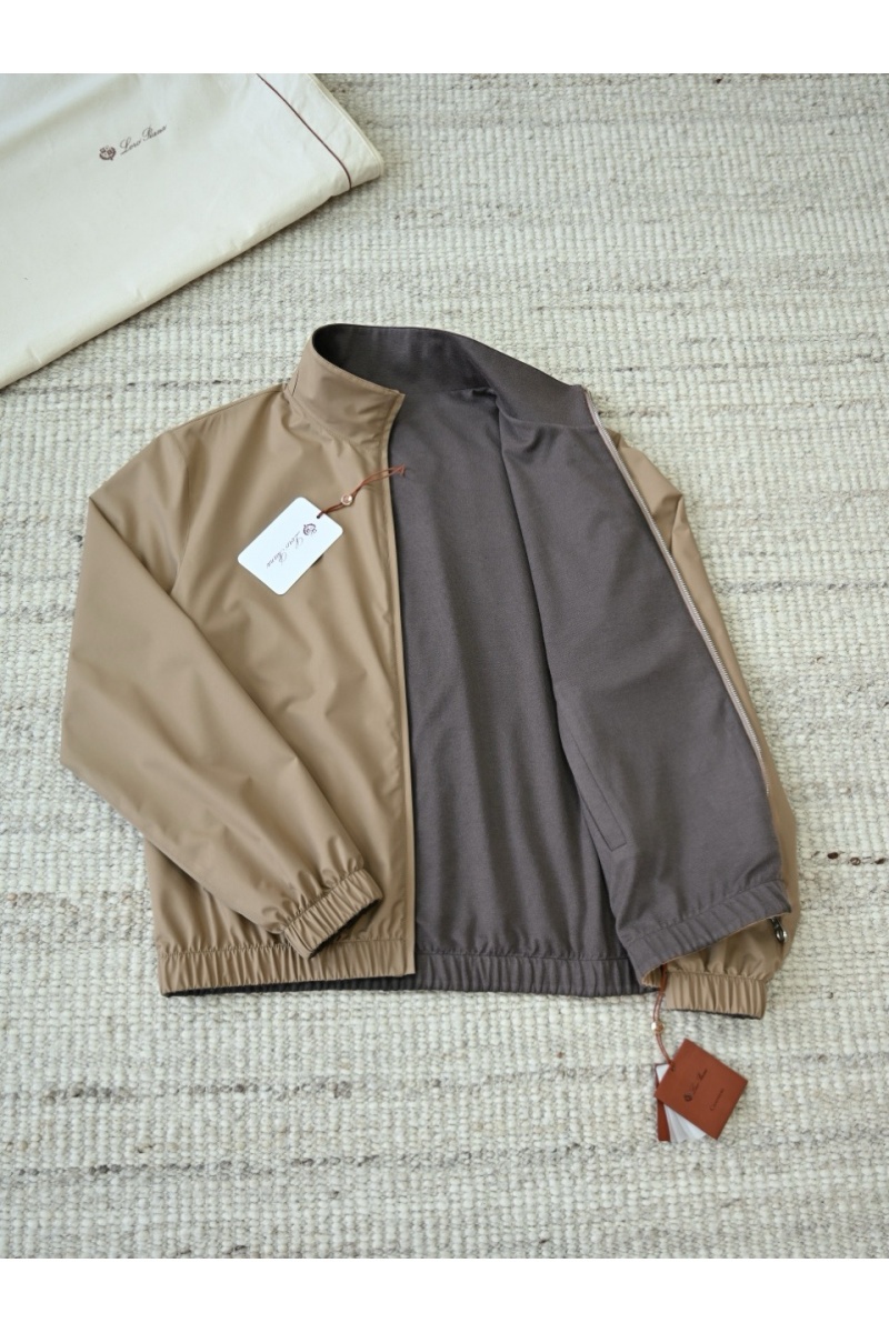 Loro Piana Двусторонняя ветровка premium - Light Coffee