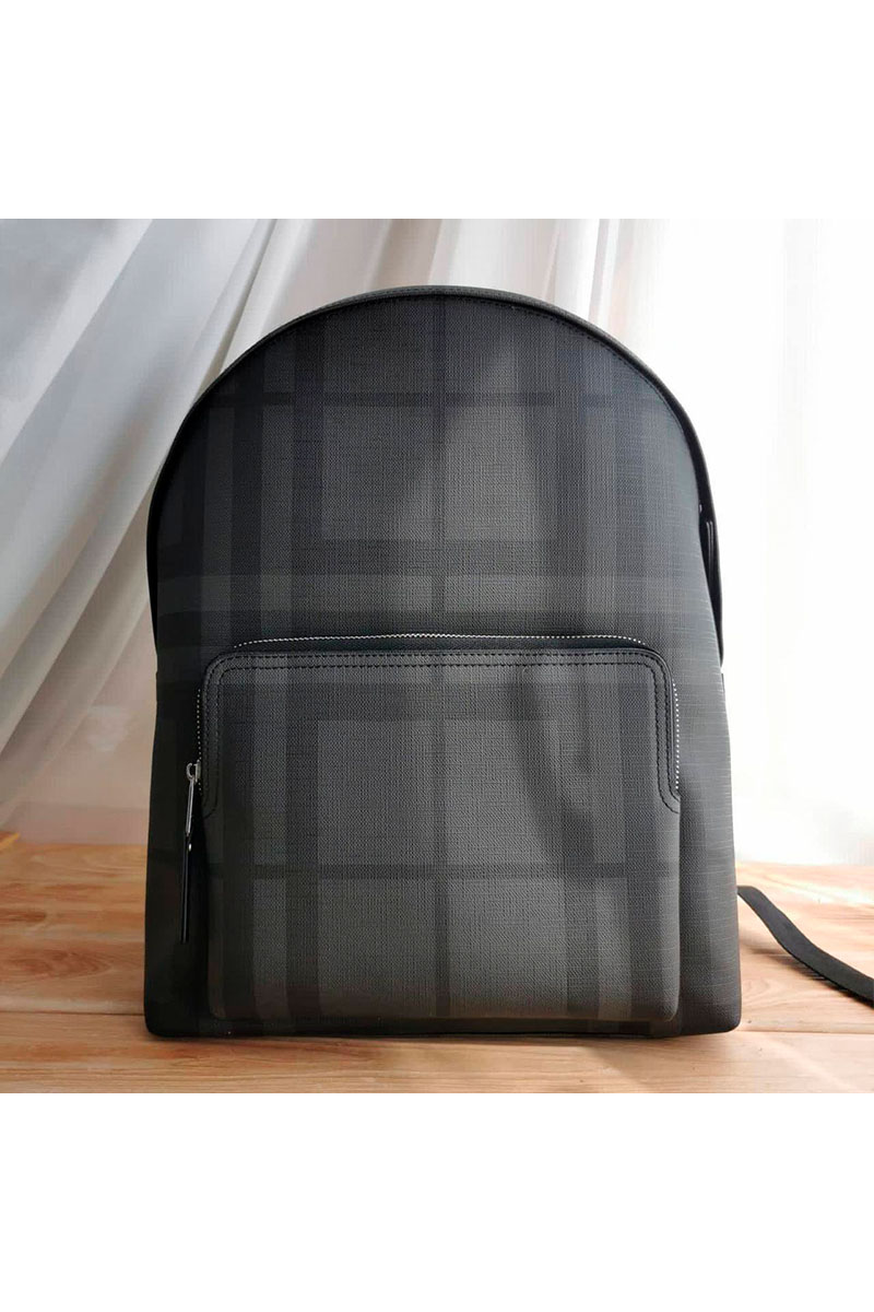Burberry Кожаный рюкзак London Check 43x30 см
