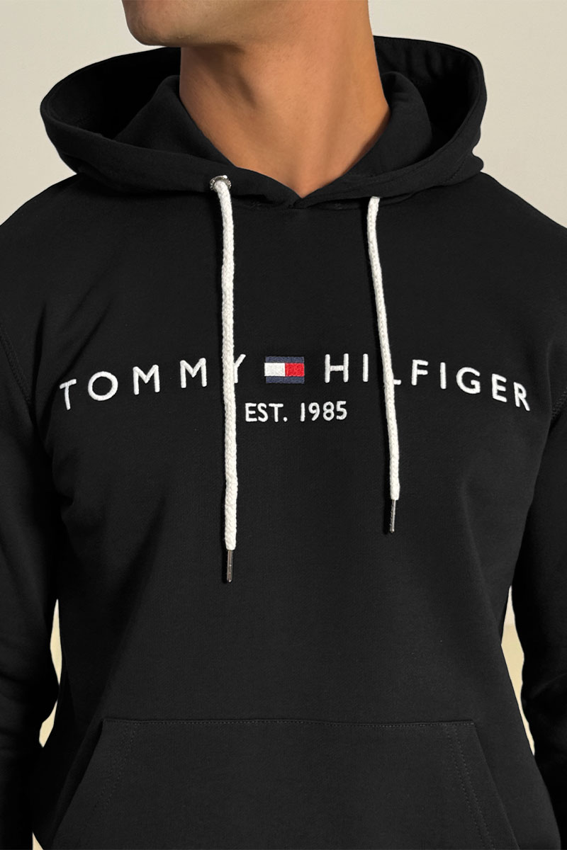 Tommy Hilfiger Мужское чёрное худи