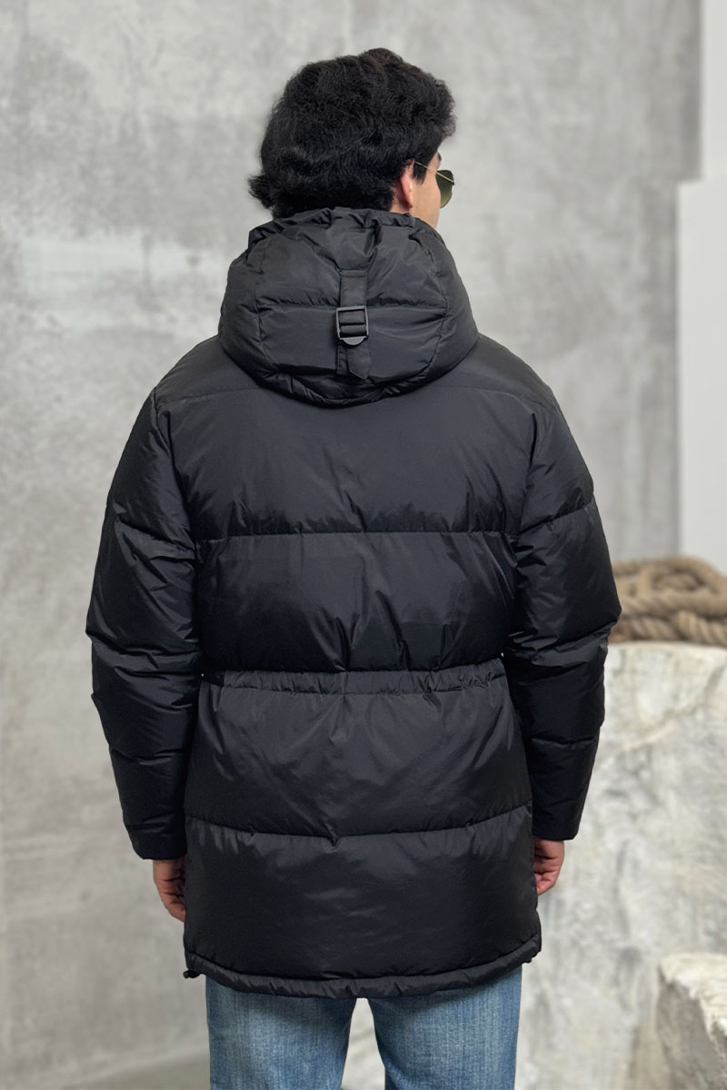 Burberry Мужская чёрная парка Haworth