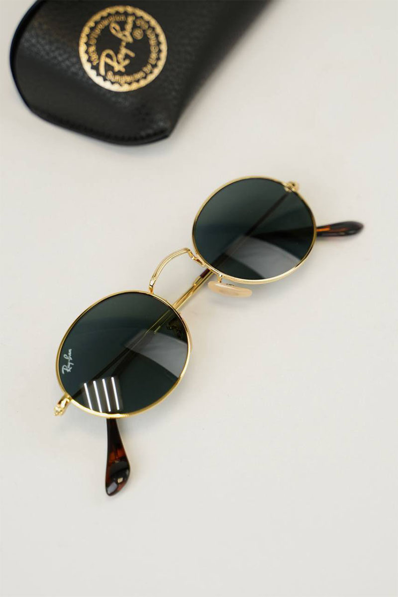 Ray Ban Солнцезащитные очки Oval Metal - Black