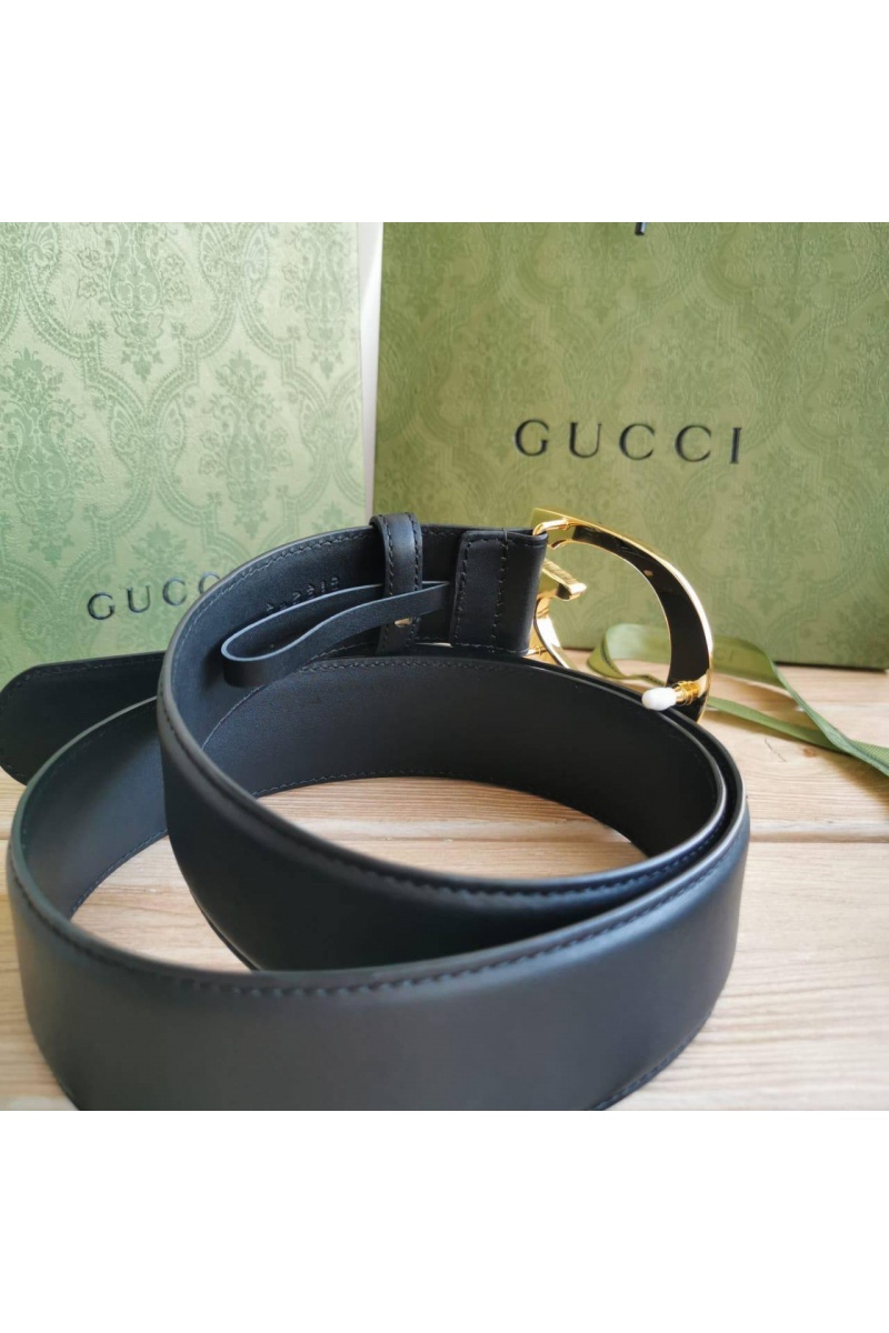 Gucci Кожаный ремень (длина 85 / 90 см) - Gold