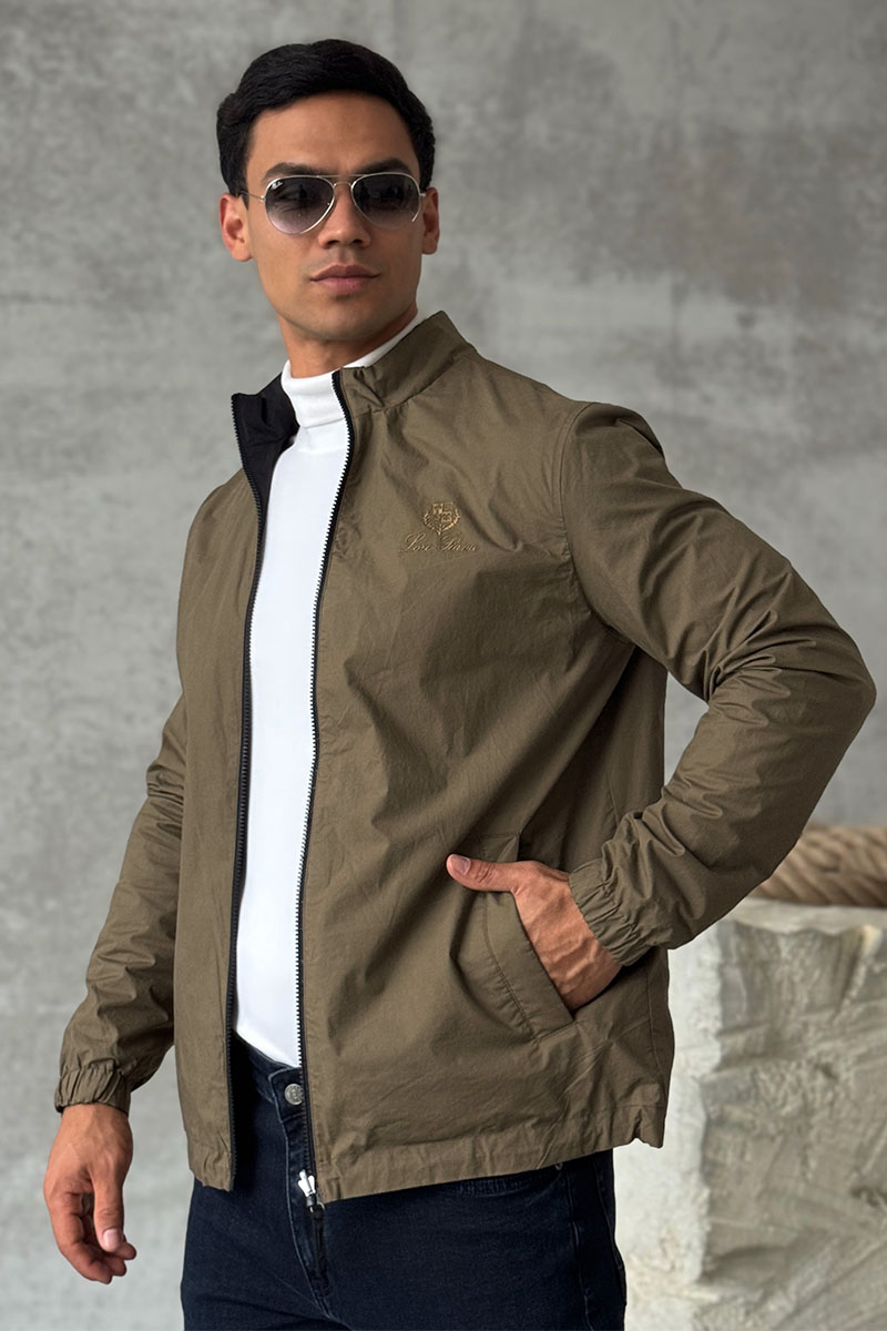 Loro Piana Двусторонняя ветровка - Brown / Black 