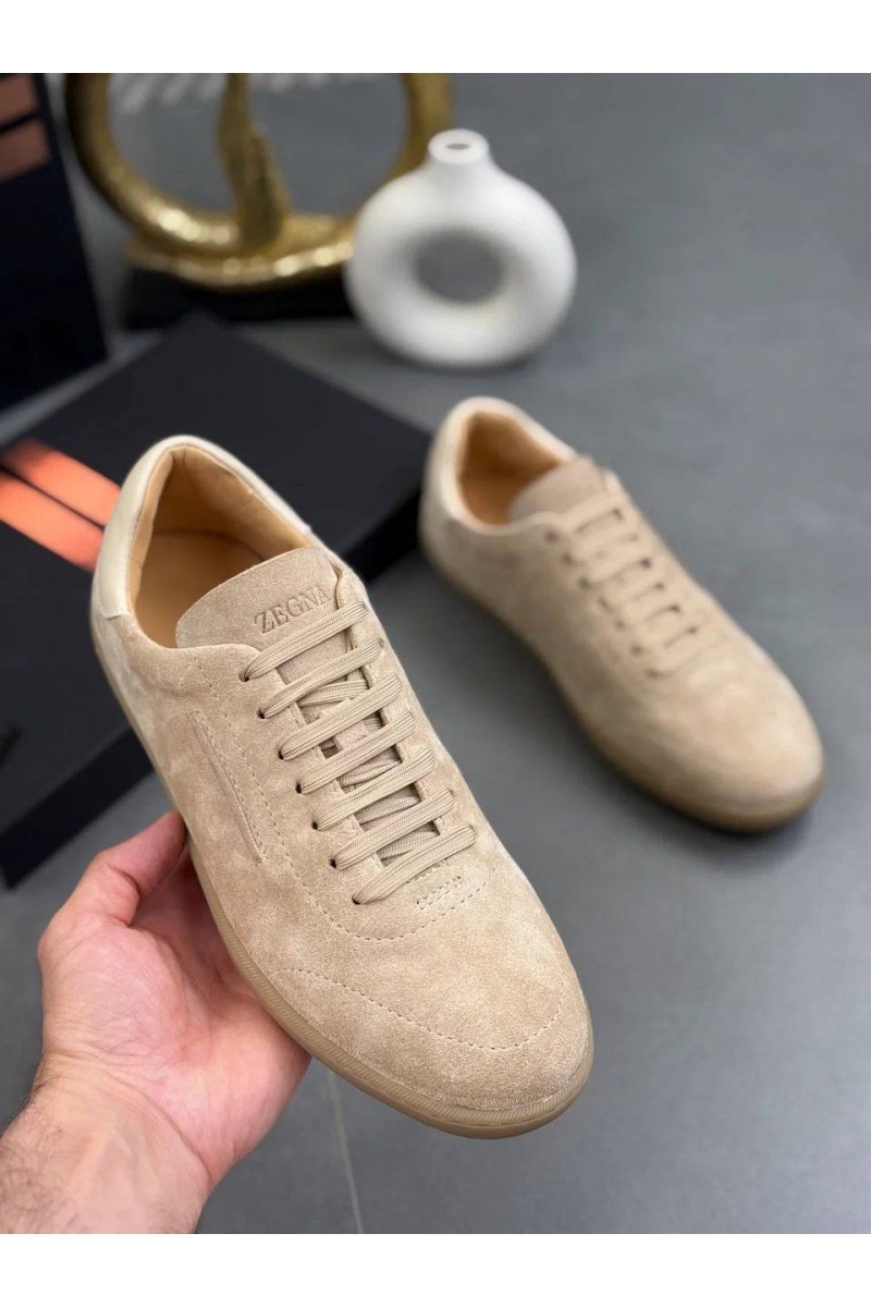 Zegna Мужские замшевые кроссовки "232"