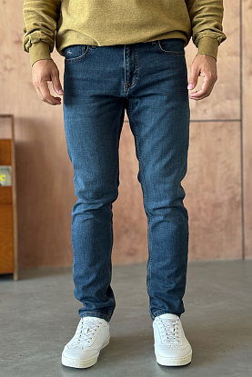 Мужские синие джинсы 