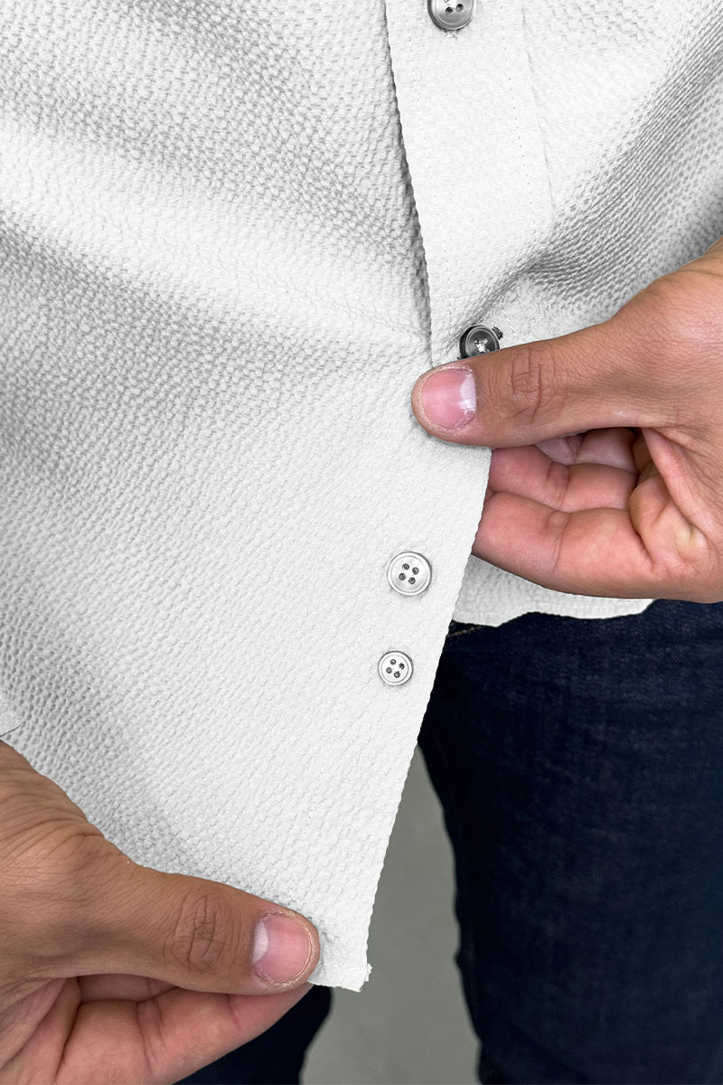 Etro Мужская белая рубашка Pegasus logo