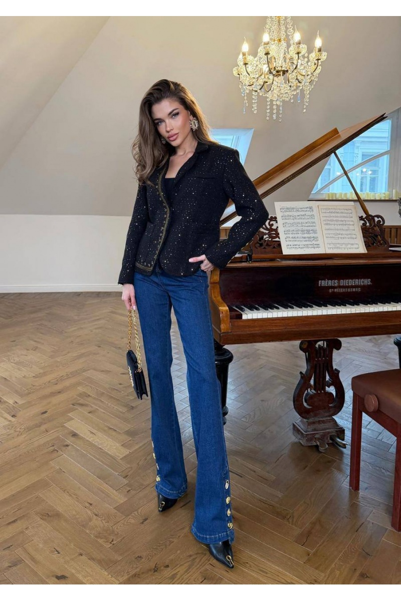 Schiaparelli Женский пиджак в пайетках  premium