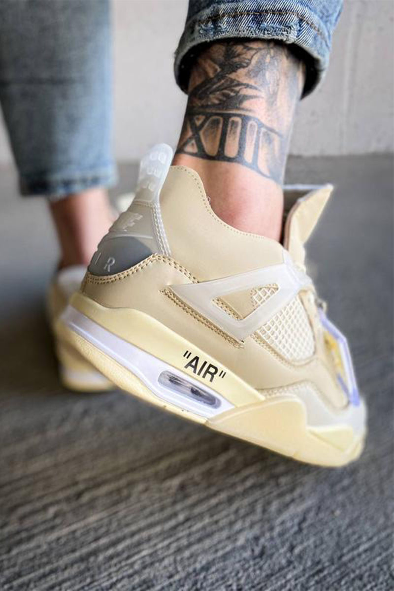 Nike Кроссовки AJ4 Retro x Off-White "Sail"