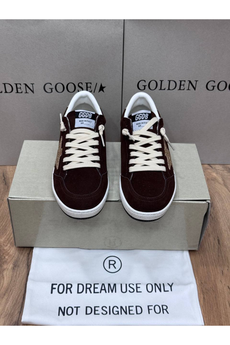 Designer Clothing Женские замшевые кроссовки Golden Goose Ball Star premium
