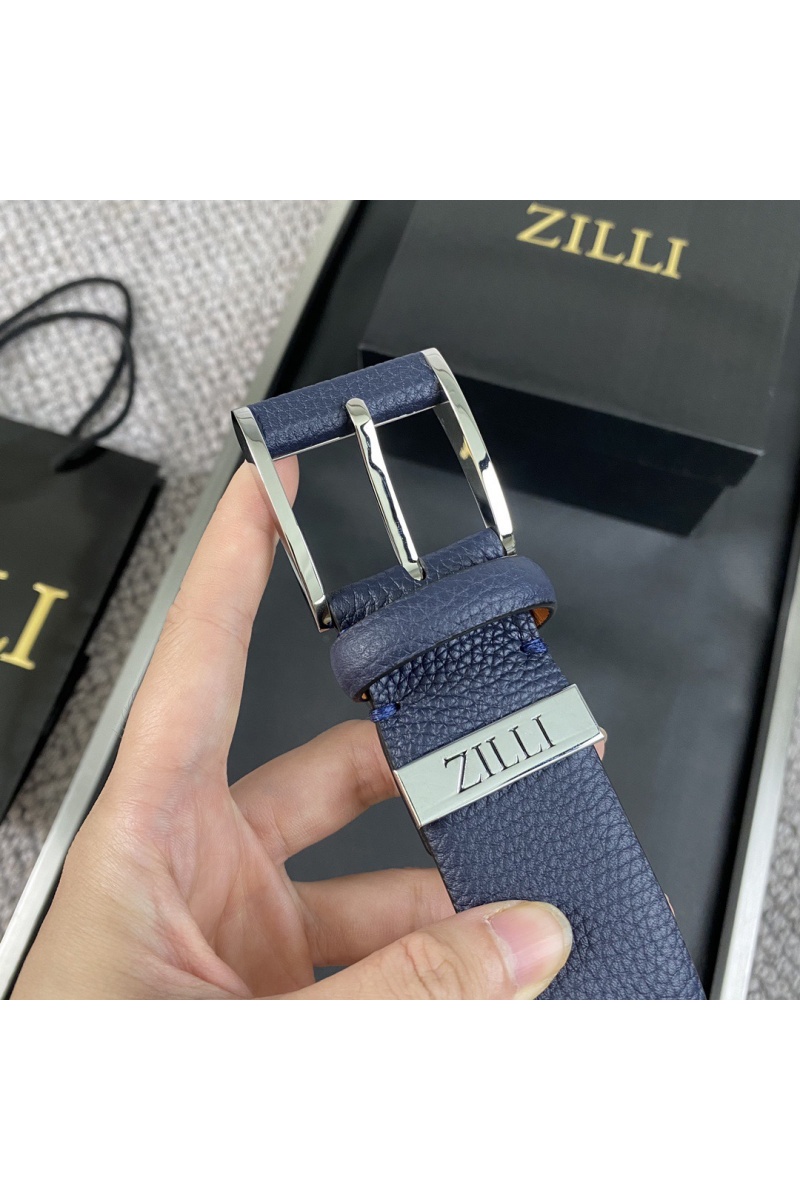 Zilli Двусторонний кожаный ремень Premium (ширина 3.8 см)