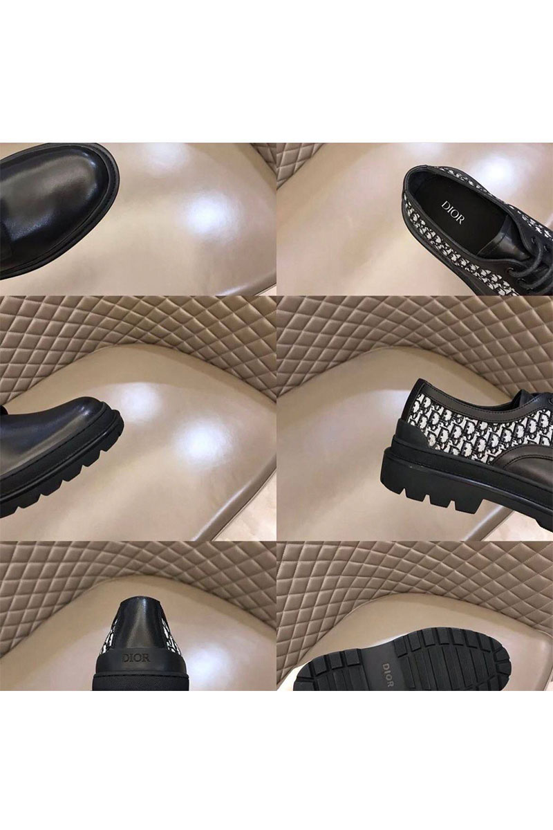 Dior Мужские кожаные ботинки 