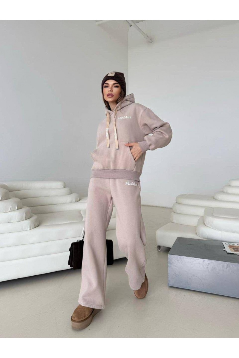 Max Mara Женский костюм тройка на флисе premium - Beige