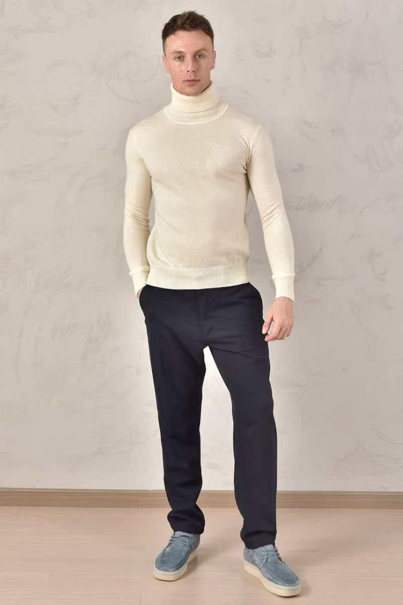 Loro Piana Мужская водолазка Premium - Beige
