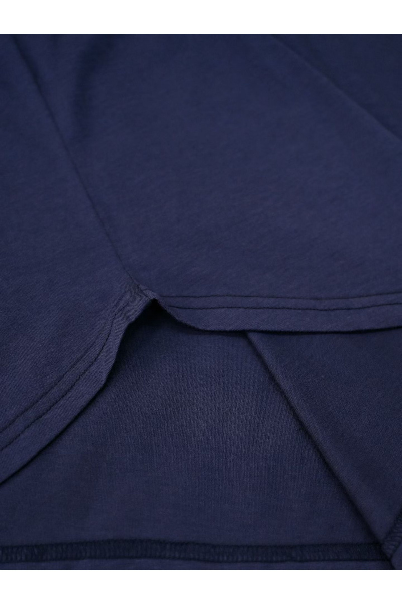 Loro Piana Мужская тёмно-синяя футболка premium