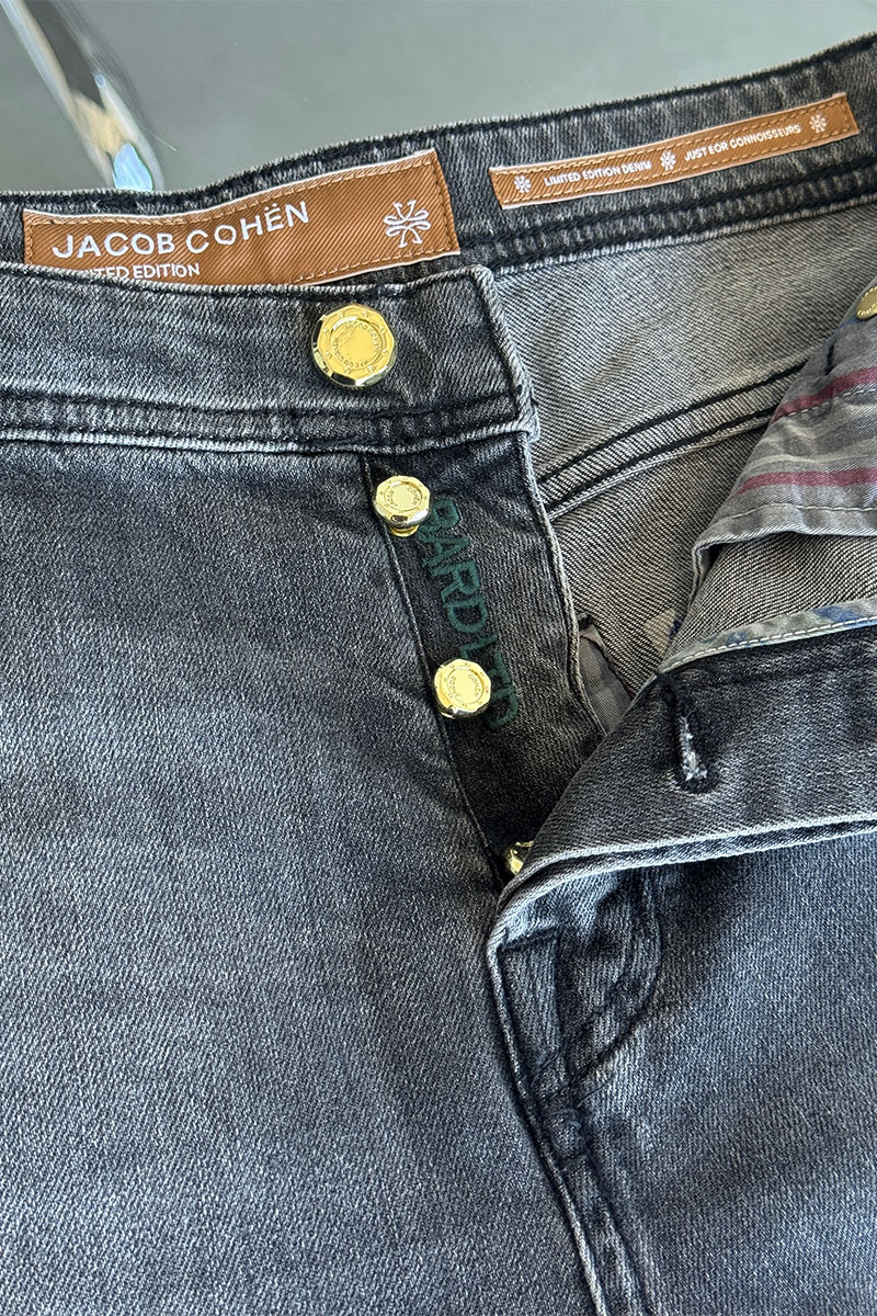Jacob Cohen Мужские серые джинсы Premium