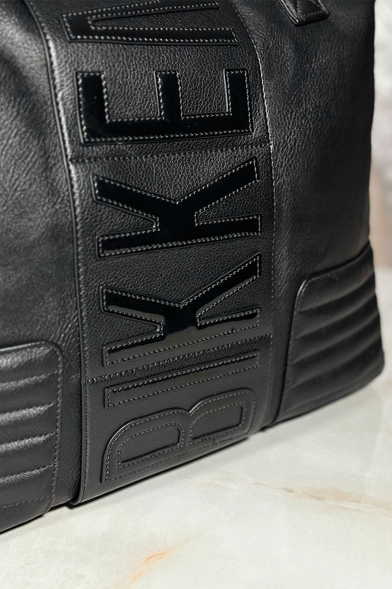 Dirk Bikkembergs Чёрная дорожная сумка 39x51x23 см