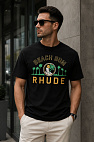 Чёрная оверсайз футболка Rhude Beach Bum graphic-print 
