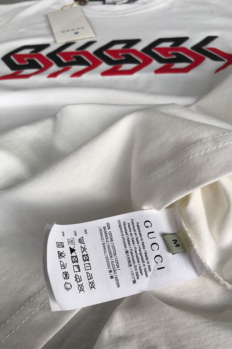 Gucci Брендовая мужская футболка чёрного цвета