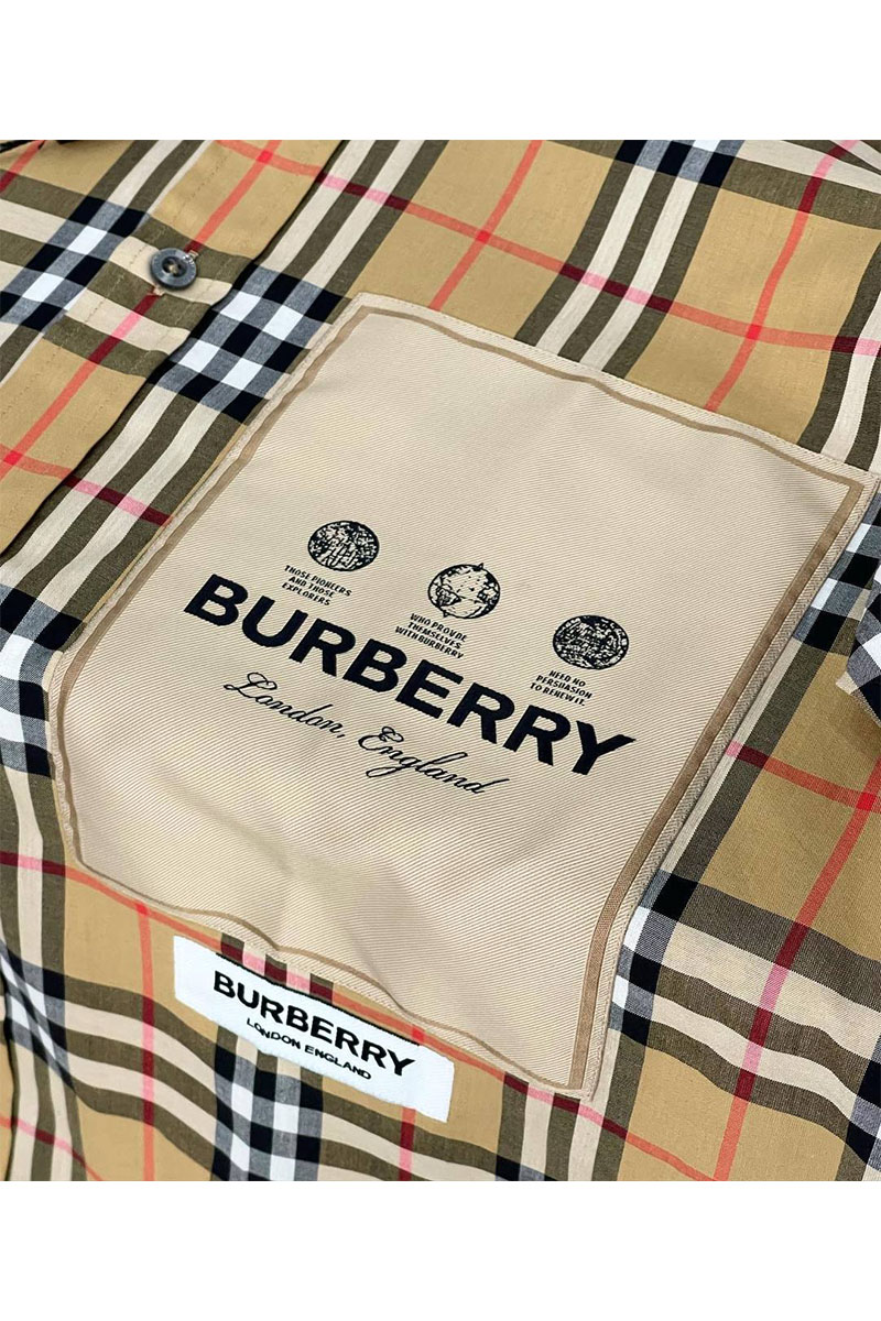 Burberry Бежевая рубашка Vintage Check