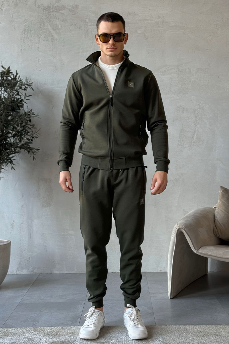 Emporio Armani EA7 Спортивный костюм logo-patch - Green