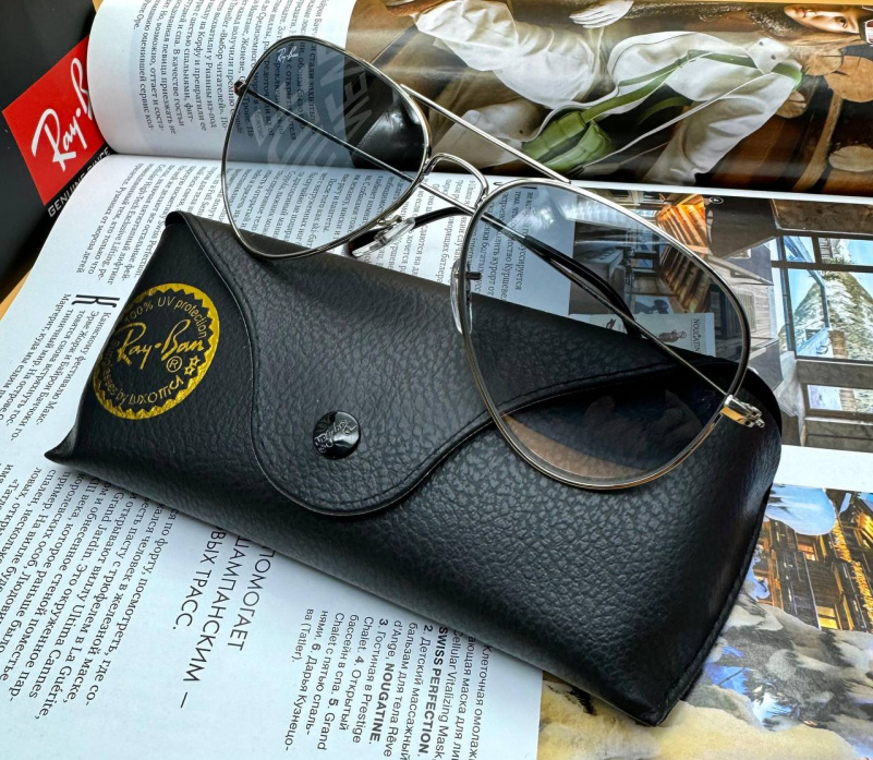 Ray Ban Солнцезащитные очки Aviator Large Metal