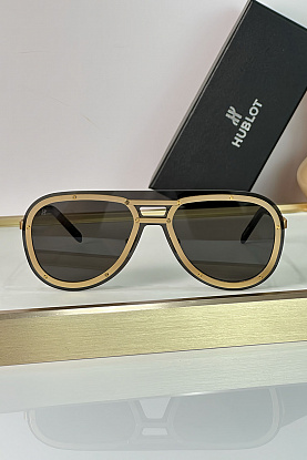 Солнцезащитные очки Hublot Polarised - Gold / Brown