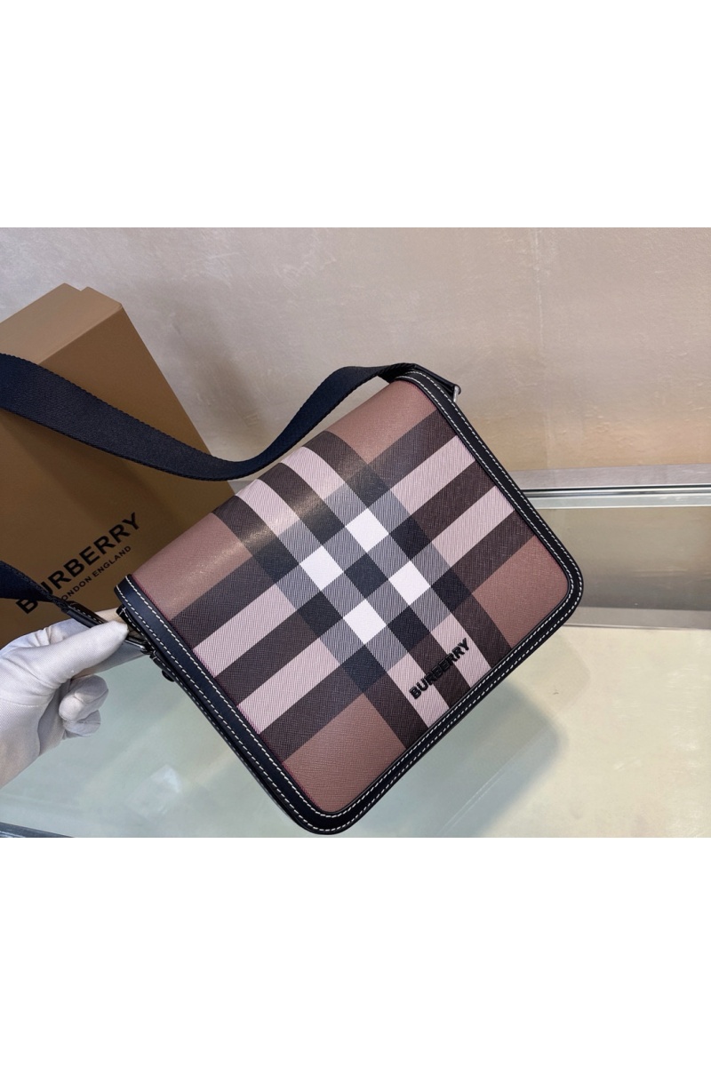 Burberry Кожаная сумка Alfred Premium 25.5x21.5x6.5 см