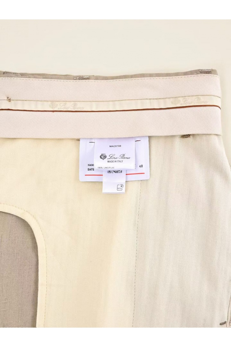 Loro Piana Мужские бежевые брюки premium