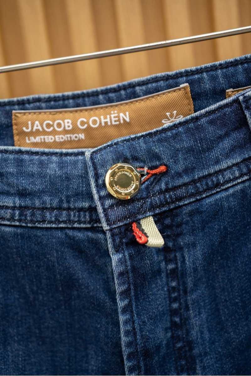 Jacob Cohen Мужские синие джинсы Premium